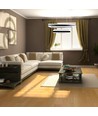 Lustre LED 113W, dimmable - 6300lm, 3000K, noir, Ø60/40cm, 360 degrés, Triac dimmable