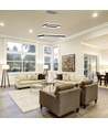 Lustre 113W - 3000K, dimmable, café