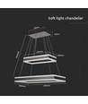 Lustre 113W - 3000K, dimmable, café