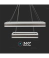 Lustre 113W - 3000K, dimmable, café