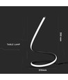 Lampe de table design LED 20W - Noir, 3000K, 1840lm, IP20 intérieur
