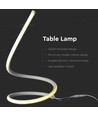 Lampe de bureau design LED V-TAC 20W - Prise EU, Câble + Interrupteur, 3000K, Blanc