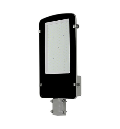 Lampadaire LED 100W avec puce LED Samsung - 100lm/W, IP65, boîtier gris, extérieur