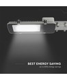 Lampadaire LED 100W avec puce LED Samsung - 100lm/W, IP65, boîtier gris, extérieur