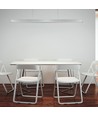 Réglette LED 120cm 40W avec puce Samsung - Silver, 4000K, 120°, incl. kit de suspension