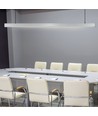 Réglette LED 120cm 40W avec puce Samsung - Silver, 4000K, 120°, incl. kit de suspension
