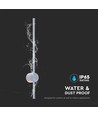 Applique murale 12W, RA90, blanc - 65cm, IP65, 1400lm, incl. source lumineuse
