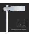 Lampadaire LED 7W - 3000K, blanc, IP65
