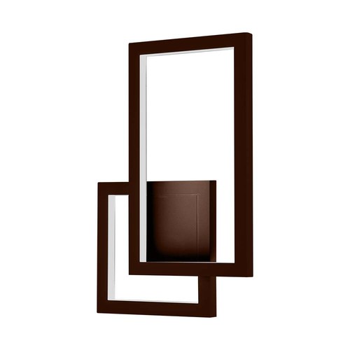 Applique murale LED moderne 20W - couleur corten, 360°, 2400lm, IP20, 3000K, avec source lumineuse
