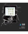 Projecteur LED solaire 50W - 4000K, IP65, avec télécommande et panneau solaire