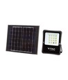 Projecteur LED solaire 200W avec détecteur - 1600lm, IP65, avec télécommande, blanc froid