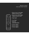 Projecteur solaire 200W avec détecteur et télécommande - 1600lm, IP65, batterie 15000mAh, extérieur