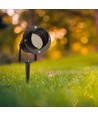 Spot de jardin GU10 avec piquet - Noir, aluminium, IP65, sans source lumineuse