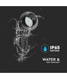 Spot de jardin GU10 avec piquet - Noir, aluminium, IP65, sans source lumineuse