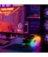 Lampe à poser 5W WiFi LED Ambiance, RGB - Dimmable, Smart Home, USB-C, éclairage 360 degrés, plastique blanc