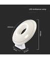 Lampe à poser 5W WiFi LED Ambiance, RGB - Dimmable, Smart Home, USB-C, éclairage 360 degrés, plastique blanc