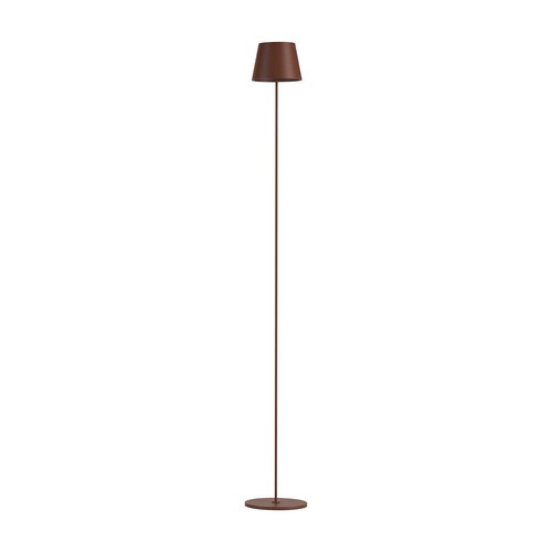Lampadaire LED 4W, rechargeable - IP54, Couleur corten, touch dimmable, hauteur réglable 50-130cm, charge USB
