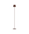 Lampadaire LED 4W, rechargeable - IP54, Couleur corten, touch dimmable, hauteur réglable 50-130cm, charge USB