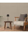 Lampadaire LED 4W, rechargeable - Touch dimmable, USB, IP54, noir, réglable en hauteur 50-130cm, source lumineuse incluse