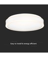 Plafonnier LED design 42W - Rond, blanc, dimmable, 4000K, angle de diffusion 360 degrés