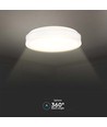 Plafonnier LED design 42W - Rond, blanc, dimmable, 4000K, angle de diffusion 360 degrés