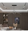 Suspension LED design 36W - Noir, 3200lm, 4000K, angle de diffusion 360 degrés