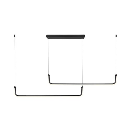 Suspension LED 24W - Designer, 4000K, Noir