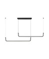 Suspension LED 24W - Designer, 4000K, Noir