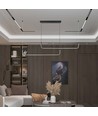 Suspension LED 24W - Designer, 4000K, Noir