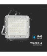 Projecteur LED solaire 40W - IP65, 4000K, avec panneau solaire et télécommande