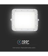 Projecteur LED solaire 40W - IP65, 4000K, avec panneau solaire et télécommande