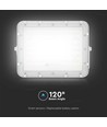 Projecteur LED solaire 120W avec panneau 15W - 1200lm, IP65, 4000K, incl. télécommande et câble 3m