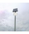 Projecteur LED solaire 180W, 4000K - Incl. panneau solaire 20W, IP65, télécommande, blanc