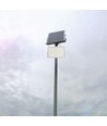 Projecteur LED solaire 30W avec télécommande - 2600lm, IP65, 4000K, incl. panneau solaire et batterie