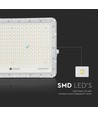 Projecteur LED solaire 30W avec télécommande - 2600lm, IP65, 4000K, incl. panneau solaire et batterie