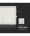 Projecteur LED solaire 30W avec télécommande - 2600lm, IP65, 4000K, incl. panneau solaire et batterie