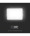 Projecteur LED solaire 30W avec télécommande - 2600lm, IP65, 4000K, incl. panneau solaire et batterie