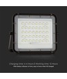 Projecteur LED solaire 10W Solara - 800lm, IP65, blanc froid, incl. télécommande et panneau solaire
