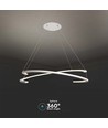 Suspension LED design 48W, blanche - Triac dimmable, 800x1200mm, 4000K, IP20