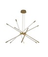 Suspension LED design 42W, or - Dimmable, 12 tubes, 3000K, 85x31x120cm