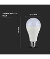 Ampoule LED E27 17W - A65, blanc chaud, IP20 intérieur