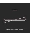 Suspension design LED 45W - Dimmable TRIAC, 3000K, noir