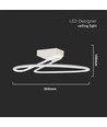 Lumière Designer 20W - LED, 4000K, blanc, rond