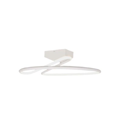 Plafonnier LED designer 24W - Rond, blanc, 2560lm, 4000K, IP20