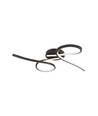Plafonnier LED designer 24W - 2560lm, 3000K, noir, diffusion de lumière à 360 degrés