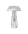 Lampe de table LED rechargeable 1W - Tactile dimmable, 3-en-1 CCT, transparent, Ø16 x 25 cm