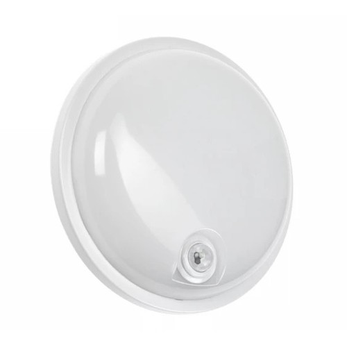 Hublot LED Technic 20W - IP54, IK07, Rond, 4000K, Détecteur PIR