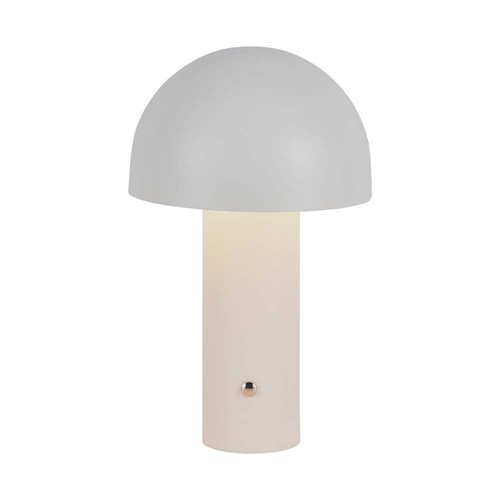 Lampe de table LED - batterie 1800mAh, Ø150x250, 3 en 1, blanc, Hus