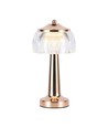 Lampe de table LED rechargeable 1W, French Gold - 3-en-1, batterie 1800mAh, IP20, 13,5x26,5cm