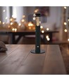 Lampe de table LED - Batterie 1800mAh, Ø150x300, 3000K, Boîtier noir